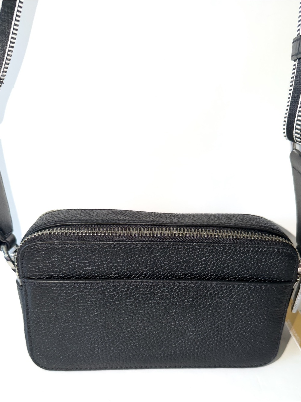 NEW! MICHAEL KORS JET SET SMALL DOUBLE ZIP CHAIN CROSSBODY BAG IN BLACK CLASSIC - Picture 8 of 12